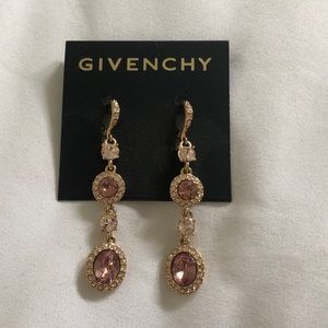 Givenchy Pink Drop Earrings